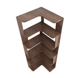 6 Tier L-Shaped Corner Bookshelf | OROA