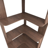 6 Tier L-Shaped Corner Bookshelf | OROA