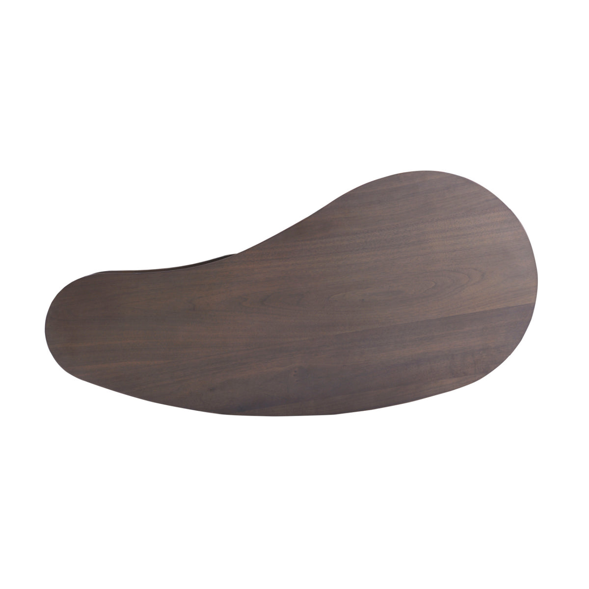 Walnut Oak Veneer Rotatable Swivel Coffee Table | OROA