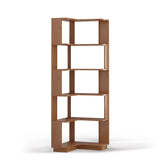 Freestanding L-Shaped Corner Bookshelf | OROA