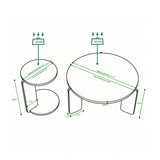 Stone Base Coffee Tables (2) | OROA