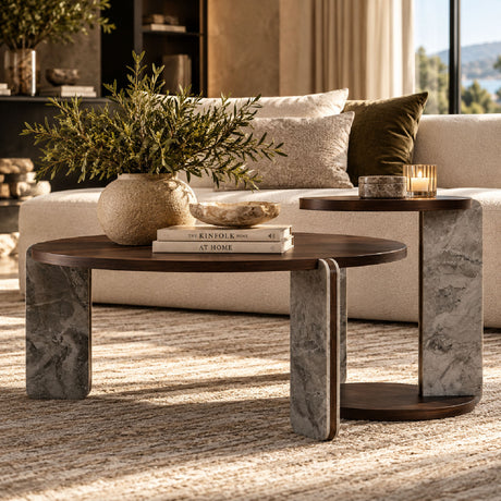 Stone Base Coffee Tables (2) | OROA