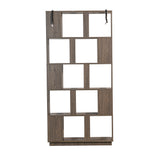 Modern European furniture - 5-Tier Dark Brown Oak Bookcase - www.oroa.com