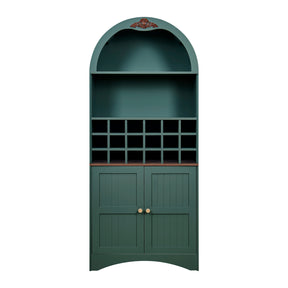 Modern European furniture - Arched Wood Wine Storage Cabinet - www.oroa.com