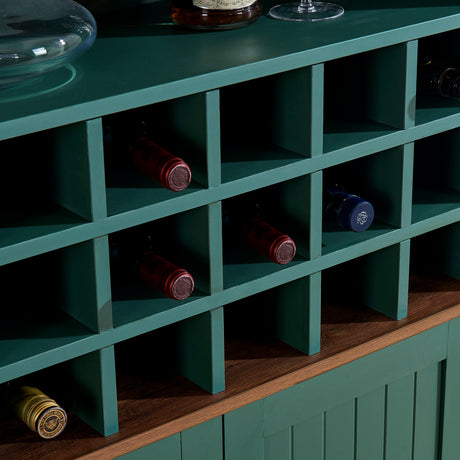 Arched Wood Wine Storage Cabinet | OROA