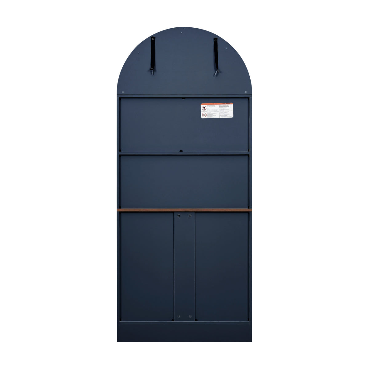 Modern European furniture - Arched Wood Wine Cabinet with Adjustable Shelves - www.oroa.com