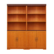 Modern European furniture - Dark Oak Freely Combine Adjustable Storage Bookcases (2) - www.oroa.com