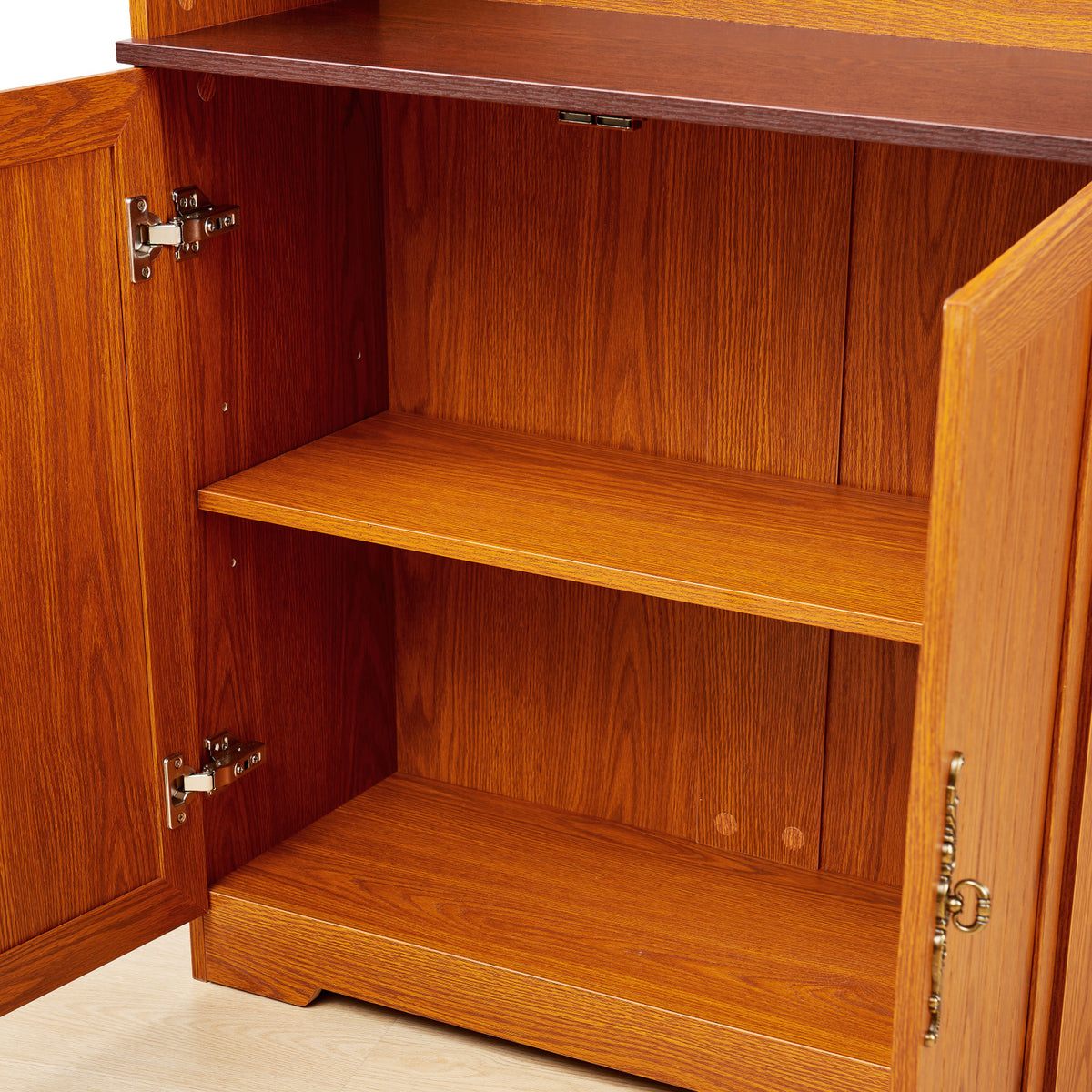 Modern European furniture - Dark Oak Freely Combine Adjustable Storage Bookcases (2) - www.oroa.com
