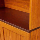 Modern European furniture - Dark Oak Freely Combine Adjustable Storage Bookcases (2) - www.oroa.com