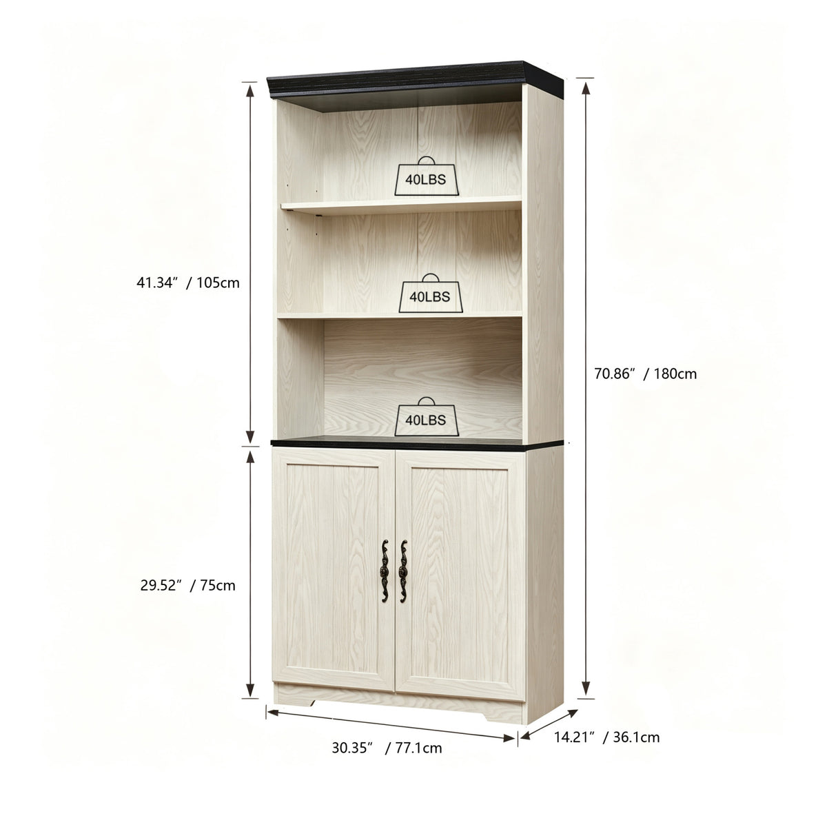 Modern European furniture - Freely Combine Adjustable Storage Bookcases (2) - www.oroa.com