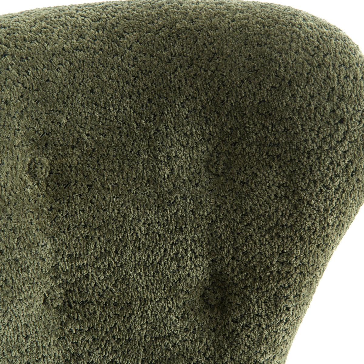 Olive Green Nordic Chair Laid-back Loveseat | OROA