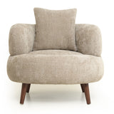 Modern European furniture - Chenille Fabric Accent Chair - www.oroa.com