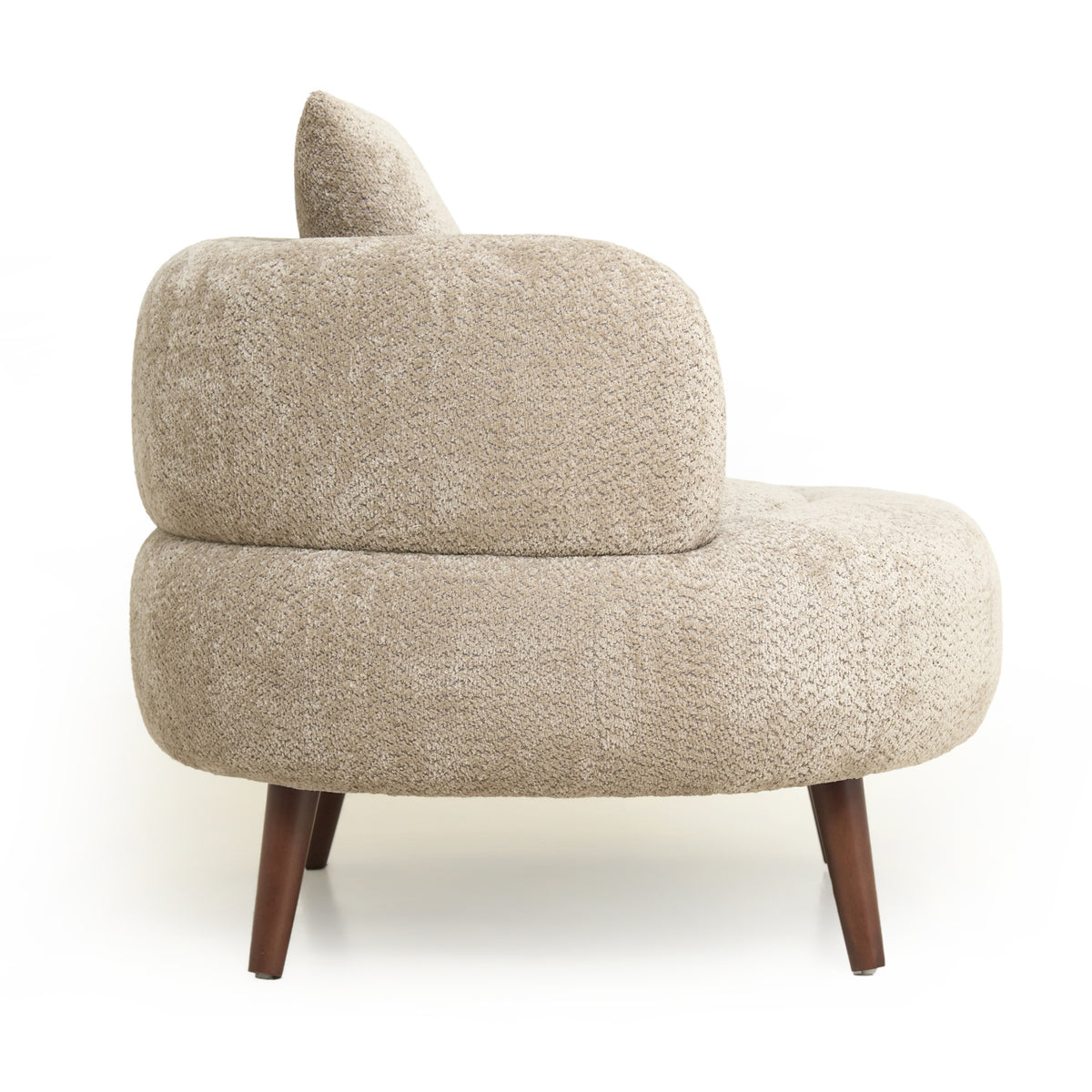 Modern European furniture - Chenille Fabric Accent Chair - www.oroa.com