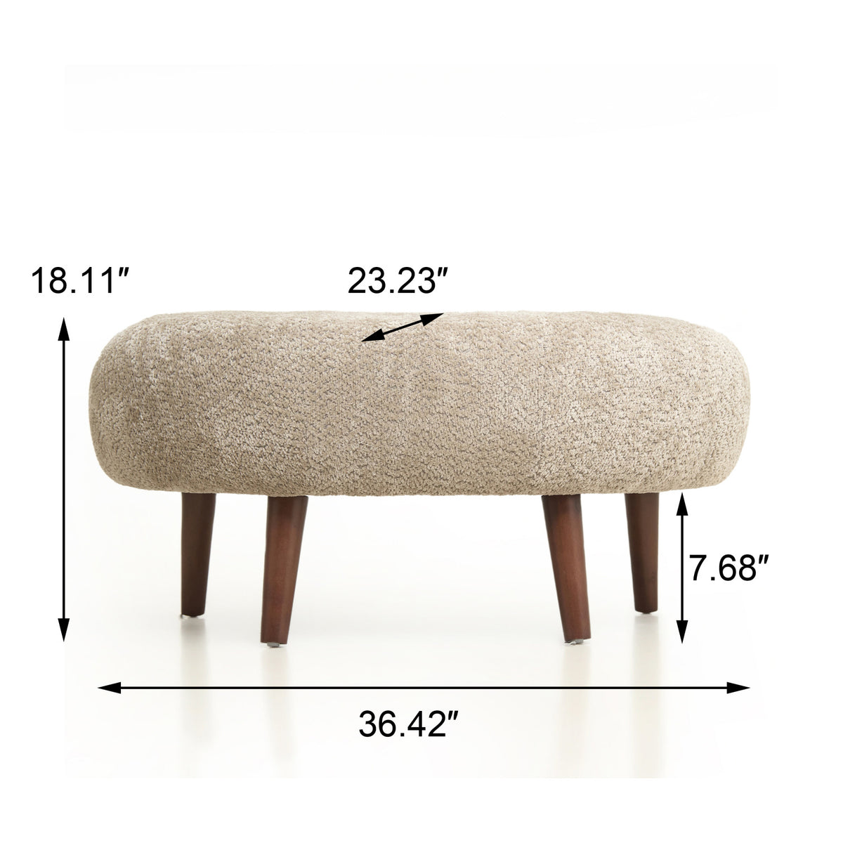 Modern European furniture - Chenille Fabric Accent Chair - www.oroa.com