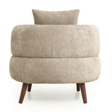 Modern European furniture - Chenille Fabric Accent Chair - www.oroa.com