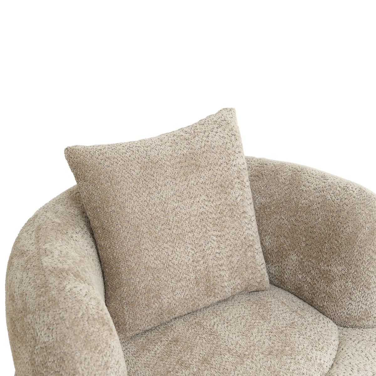 Modern European furniture - Chenille Fabric Accent Chair - www.oroa.com