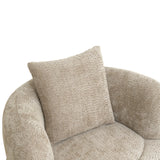 Modern European furniture - Chenille Fabric Accent Chair - www.oroa.com
