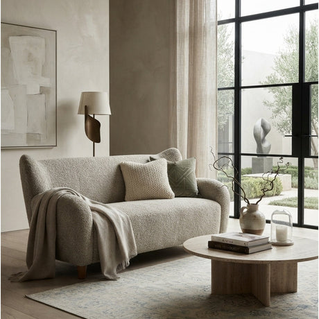 Modern European furniture - Nordic Laid-Back Style Loveseat Sofa - www.oroa.com