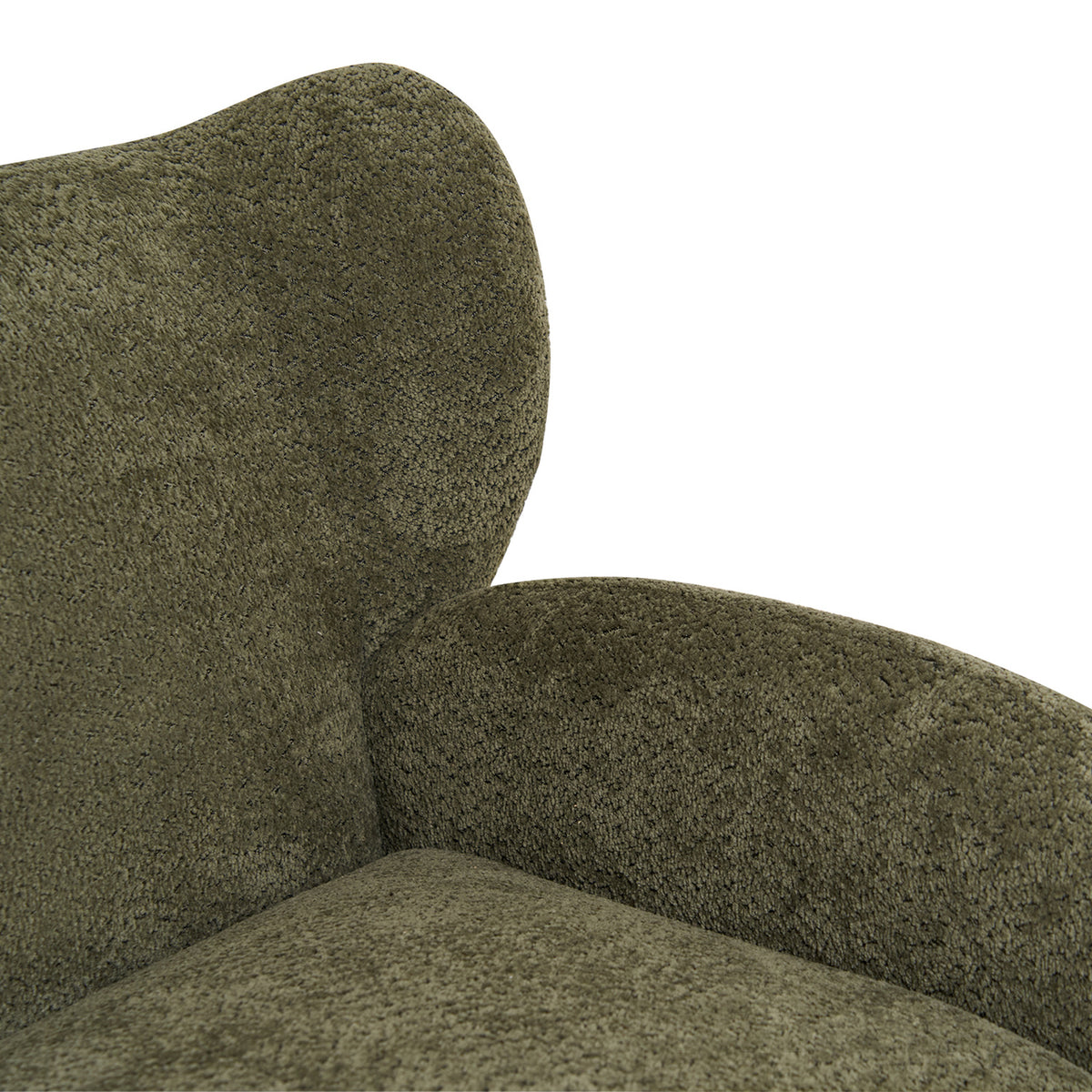 Modern European furniture - Curved Backrest Loveseat Sofa - www.oroa.com