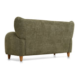 Modern European furniture - Curved Backrest Loveseat Sofa - www.oroa.com