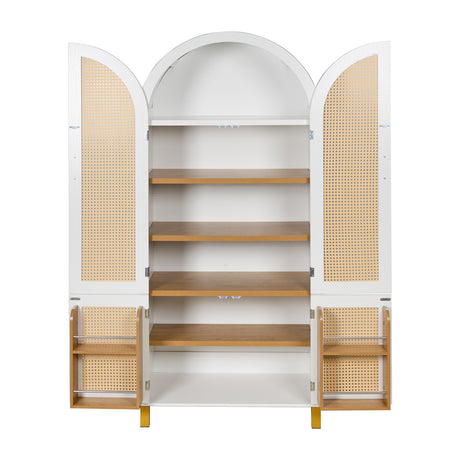 Modern Rattan Arched Cabinet | OROA