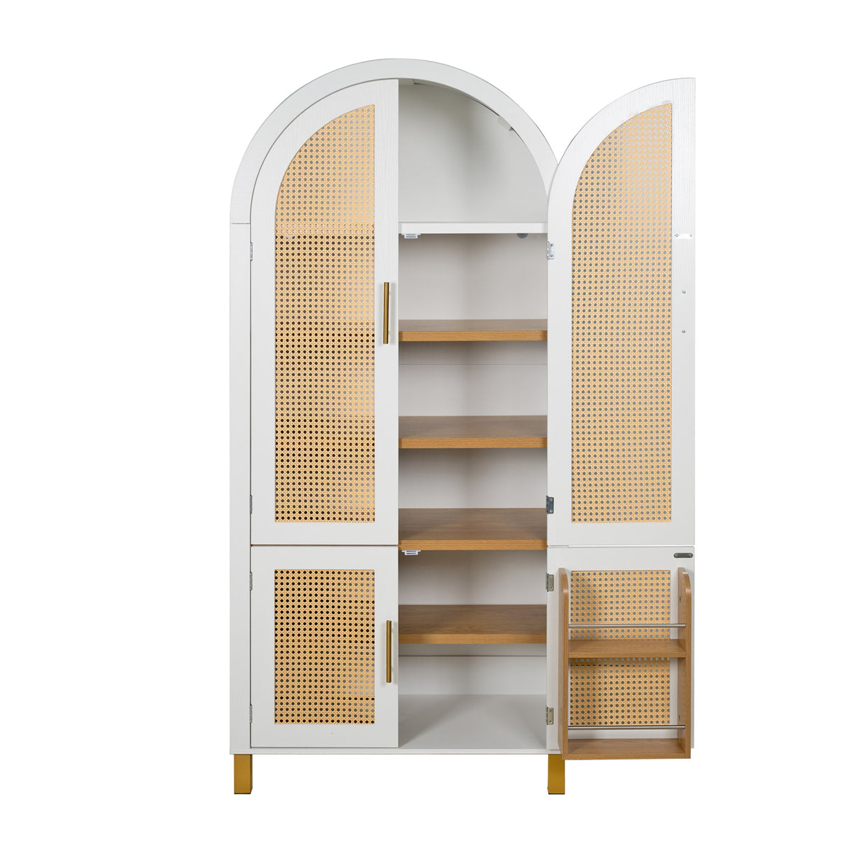 Modern Rattan Arched Cabinet | OROA