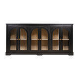 Modern European furniture - Modern Arched Glass Sideboard - www.oroa.com