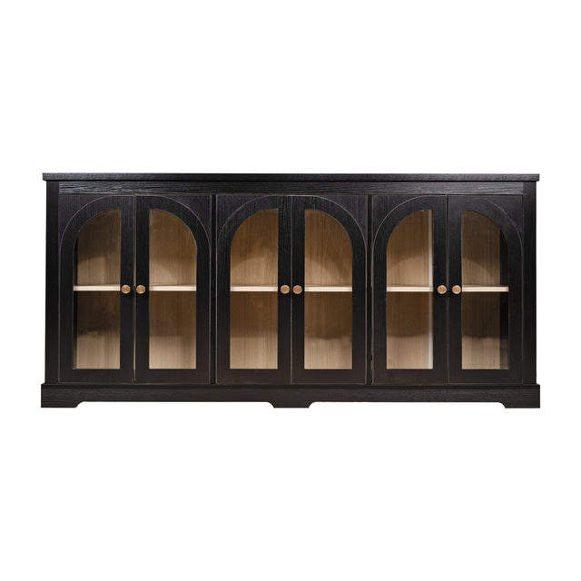 Modern European furniture - Modern Arched Glass Sideboard - www.oroa.com