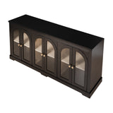 Modern European furniture - Modern Arched Glass Sideboard - www.oroa.com