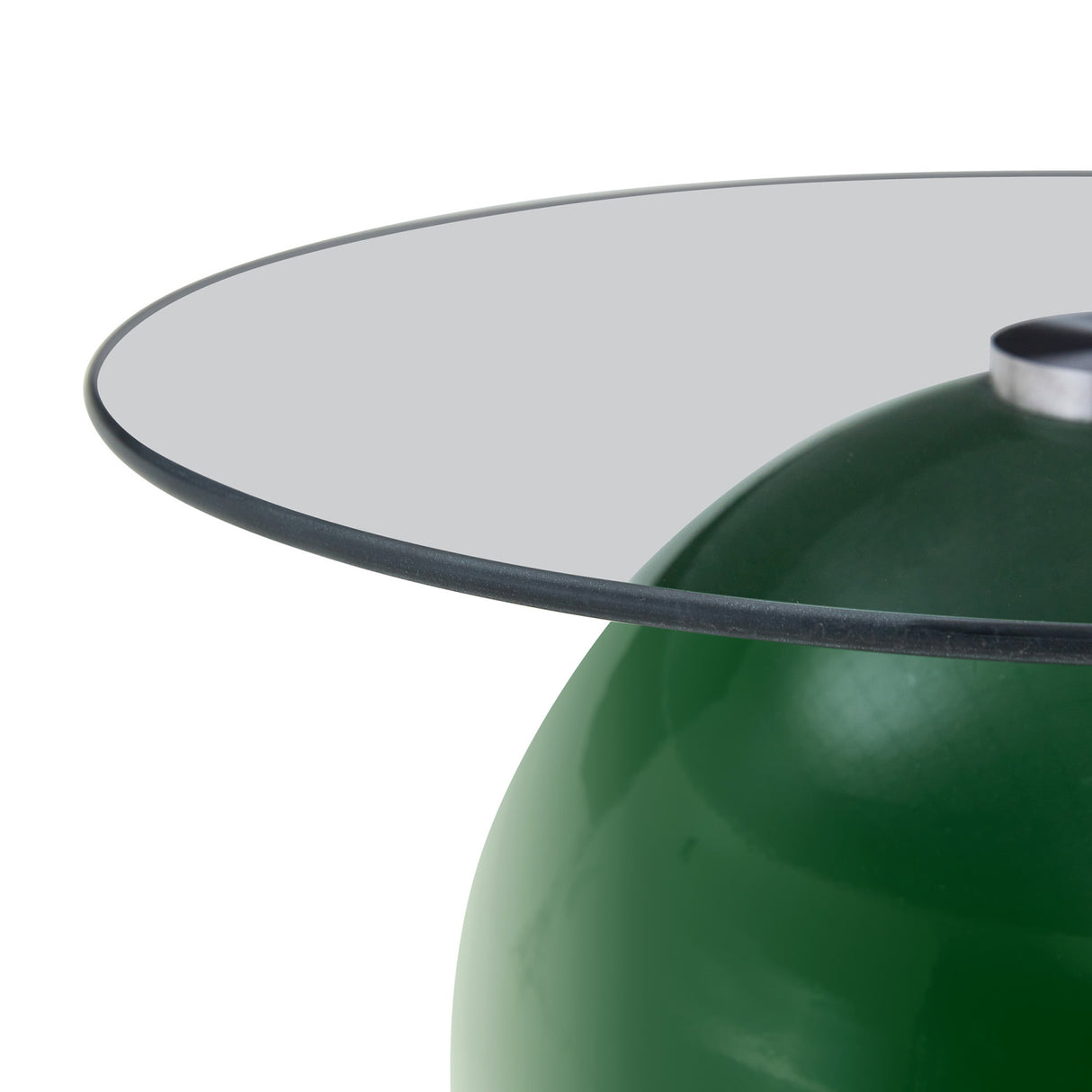 Round Tempered Glass Top Coffee Table | OROA
