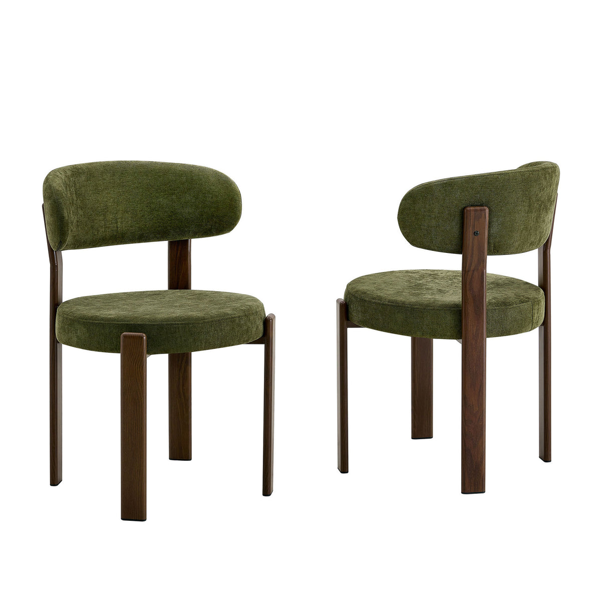 Curved Backrest Dining Chairs (2) by OROA