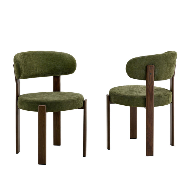Curved Backrest Dining Chairs (2) by OROA