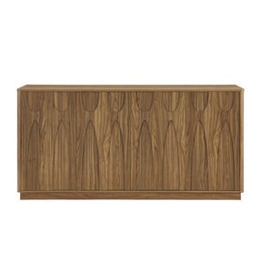 Modern European furniture - Walnut Minimalist Sideboard - www.oroa.com