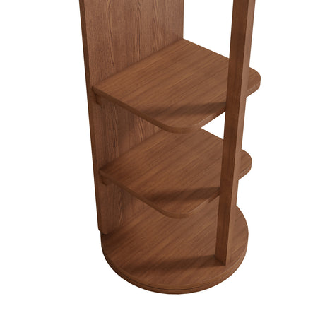 360° Rotating Multifunctional Mirror with Hook Storage Rack | OROA