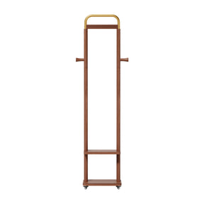 71" Walnut Solid Wood Coat Rack - OROA - view 1