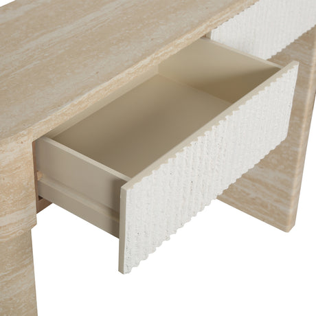 Modern Beige Console Table | OROA