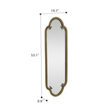 Scalloped Metal Frame Wall Mirror | OROA
