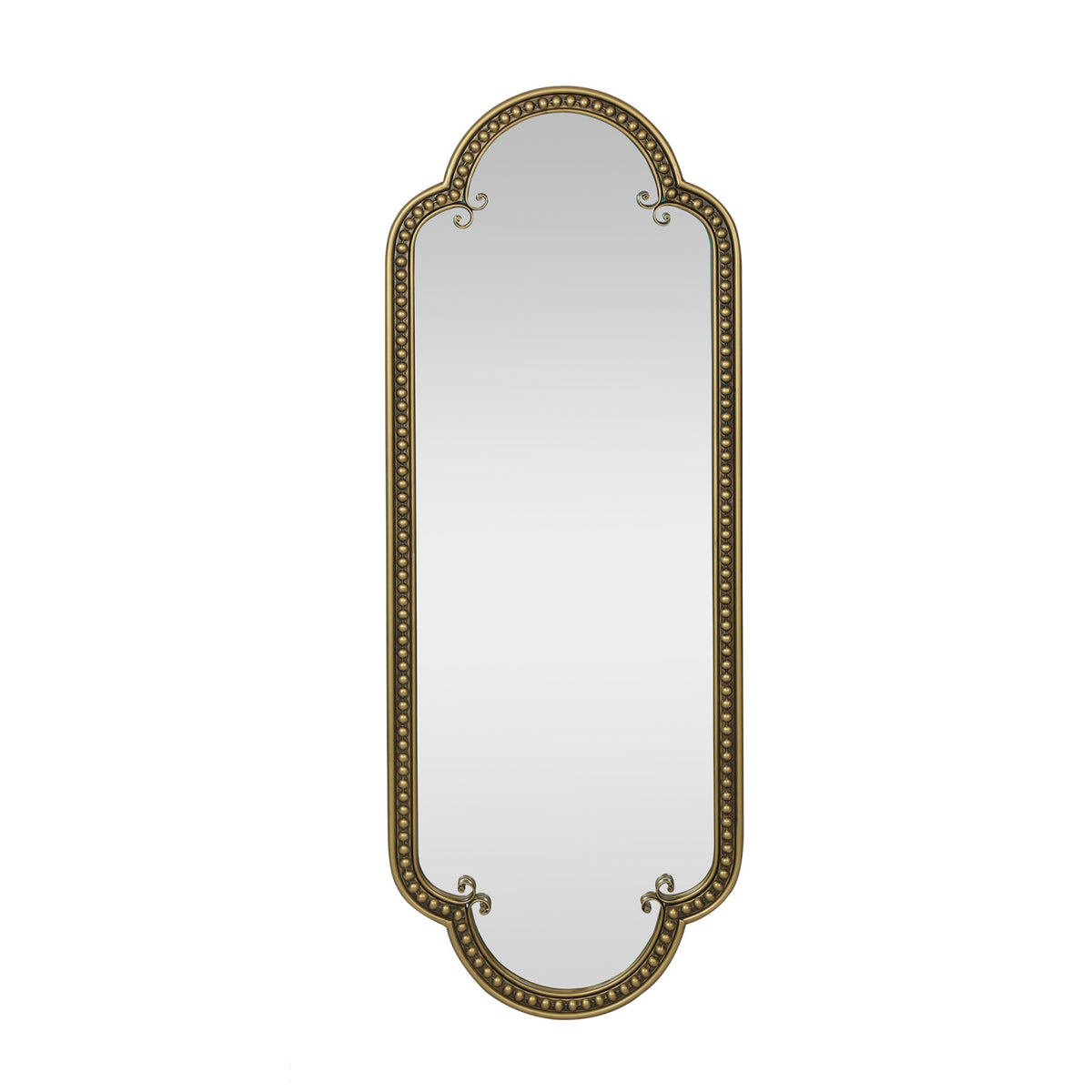 Scalloped Metal Frame Wall Mirror | OROA