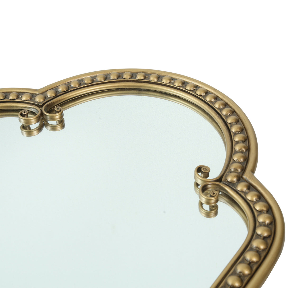 Scalloped Metal Frame Wall Mirror | OROA
