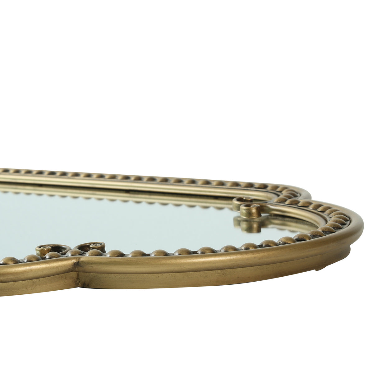 Scalloped Metal Frame Wall Mirror | OROA