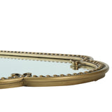 Scalloped Metal Frame Wall Mirror | OROA
