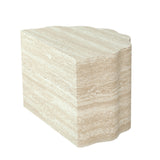 Modern European furniture - Beige Round Wood Nesting Tables (2) - www.oroa.com