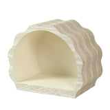 Modern European furniture - Beige Round Wood Nesting Tables (2) - www.oroa.com