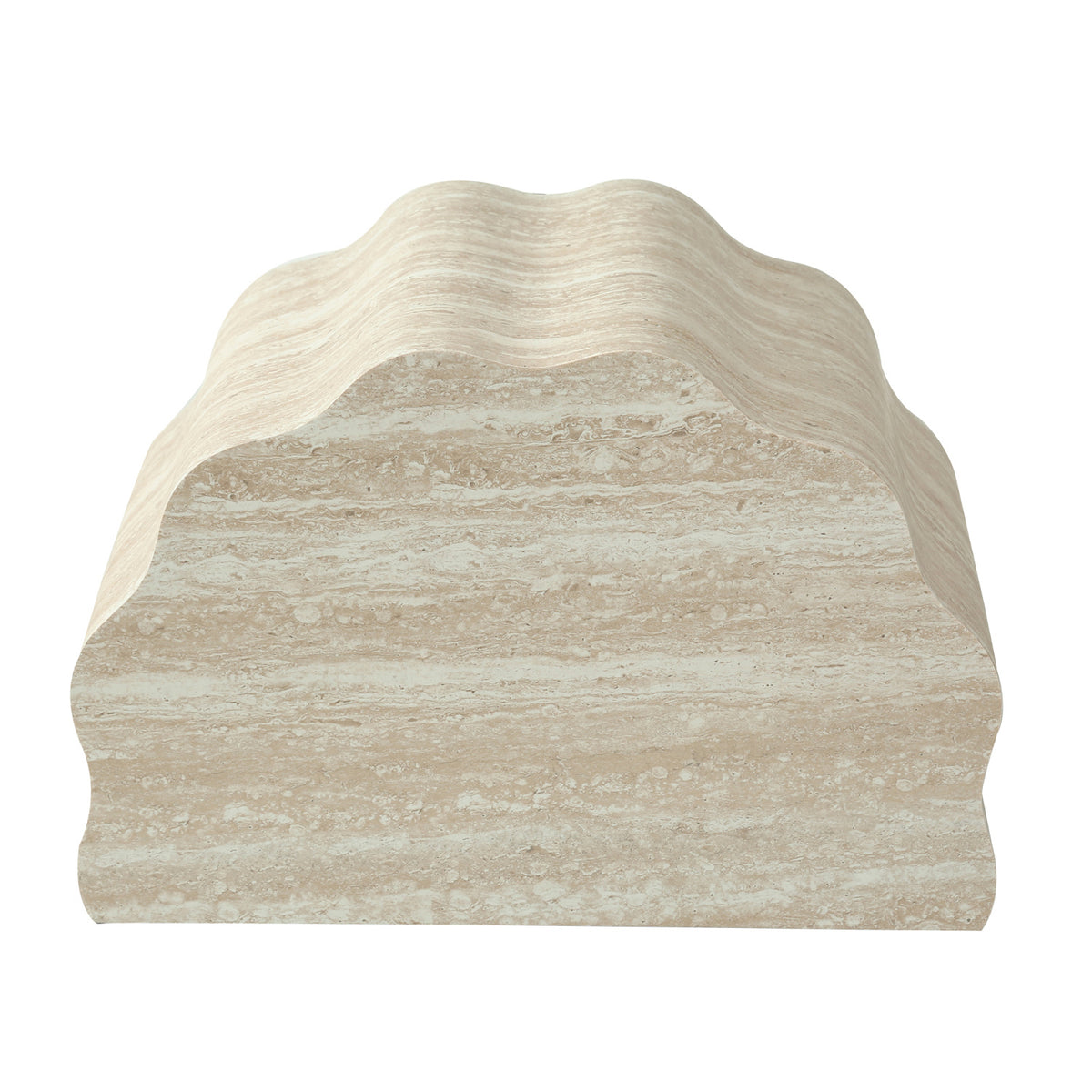 Modern European furniture - Beige Round Wood Nesting Tables (2) - www.oroa.com