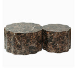 Modern Minimalist Round Coffee Tables (2) | OROA