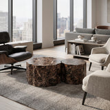 Modern Minimalist Round Coffee Tables (2) | OROA