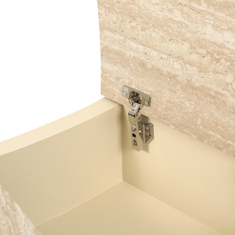 Modern European furniture - Faux Travertine Modern Irregular Coffee Table - www.oroa.com