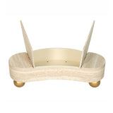 Modern European furniture - Faux Travertine Modern Irregular Coffee Table - www.oroa.com