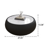 Modern Drum-Shaped Coffee Table | OROA