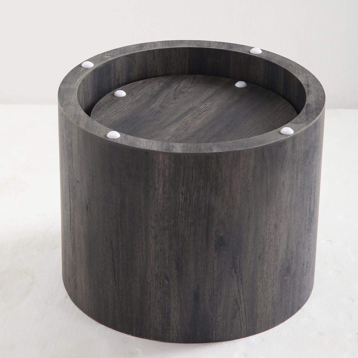 Black Wooden Nesting Coffee Tables (2) | OROA